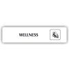 Cedule wellness – plast (piktogram)