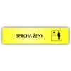 Cedule sprcha ženy – plast (piktogram)