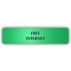 Cedule free internet – plast (piktogram)