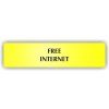 Cedule free internet – plast (piktogram)