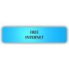 Cedule free internet – plast (piktogram)
