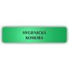 Cedule hygienická komora – plast (piktogram)