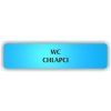 Cedule wc chlapci – plast (piktogram)