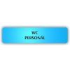 Cedule wc personál – plast (piktogram)