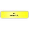 Cedule wc personál – plast (piktogram)