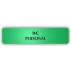 Cedule wc personál – plast (piktogram)