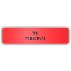 Cedule wc personál – plast (piktogram)