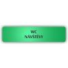 Cedule wc návštěvy – plast (piktogram)