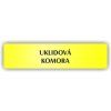 Cedule úklidová komora – plast (piktogram)