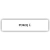 Piktogram - POKOJ Č. XXXX (ČÍSLO)