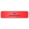 Cedule wc zaměstnanci – plast (piktogram)