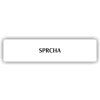 Cedule sprcha – plast (piktogram)