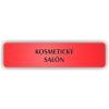 Cedule kosmetický salón – plast (piktogram)