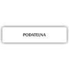 Cedule podatelna – plast (piktogram)