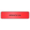 Cedule operační sál – plast (piktogram)