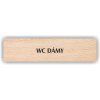 Cedule wc dámy – plast (piktogram)