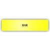 Cedule bar – plast (piktogram)
