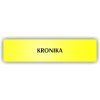 Cedule kronika – plast (piktogram)