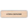 Cedule učebna ekonomie – plast (piktogram)