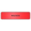 Cedule wellness – plast (piktogram)