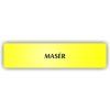 Cedule masér – plast (piktogram)