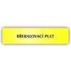 Cedule přebalovací pult – plast (piktogram)