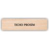 Piktogram - TICHO PROSÍM