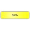 Cedule plasty – plast (piktogram)