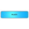 Cedule plasty – plast (piktogram)