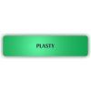 Cedule plasty – plast (piktogram)