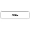 Cedule archiv – plast (piktogram)