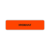 Štítek na dveře hydrant | Označení (obdélník)