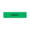 Štítek na dveře hydrant | Označení (obdélník)