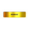 Štítek na dveře hydrant | Označení (obdélník)
