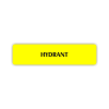 Štítek na dveře hydrant | Označení (obdélník)