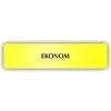 Cedule ekonom – plast (piktogram)