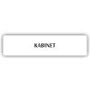 Cedule kabinet – plast (piktogram)