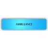 Cedule ambulance – plast (piktogram)