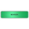 Cedule rentgen – plast (piktogram)