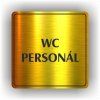 Cedule wc personál – plast (piktogram)
