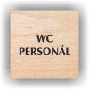 Cedule wc personál – plast (piktogram)
