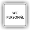 Piktogram - WC PERSONÁL