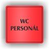 Cedule wc personál – plast (piktogram)