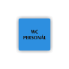 Cedule wc personál | Piktogram (čtverec)