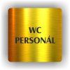 Cedule wc personál – plast (piktogram)