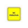 Cedule wc personál | Piktogram (čtverec)