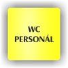 Cedule wc personál – plast (piktogram)