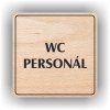 Cedule wc personál – plast (piktogram)