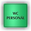 Cedule wc personál – plast (piktogram)