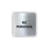 Cedule wc personál | Piktogram (čtverec)